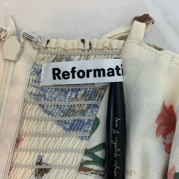 Reformation Bascom Dress in “Rainforest” print - Picture 5 of 7